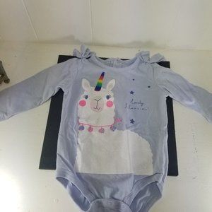 Lot of 12-18 Months Girls Clothes, 2 bodysuits, 1 T-Shirt, Pre-Owned, Koala baby